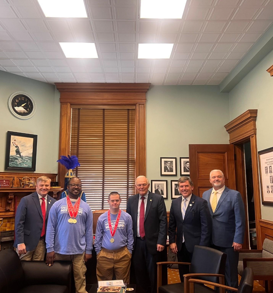Tishomingo County Special Olympics Athletes visited the Mississippi State Capitol 